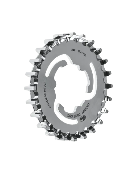 Achtertandwiel Gates CDC Center Track 24T Shimano IGH - CRMO staal