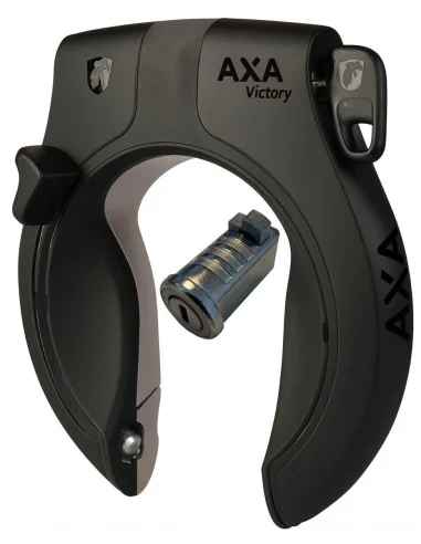 Ringslot Axa Victory ART 2 - matzwart - inclusief accuslot Gazelle Impulse
