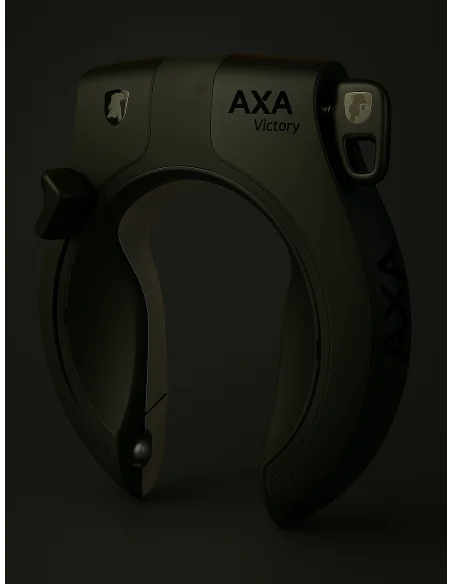 Ringslot Axa Victory ART 2 - matzwart - inclusief accuslot Gazelle Impulse