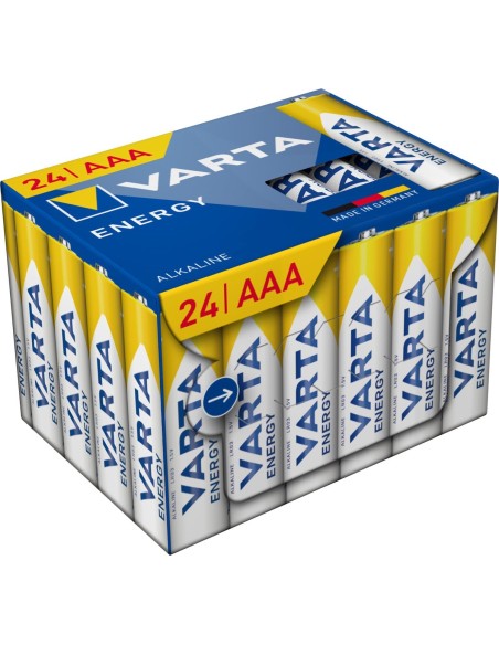 Batterij VARTA Energy Alkaline AAA (Box 24stuks)
