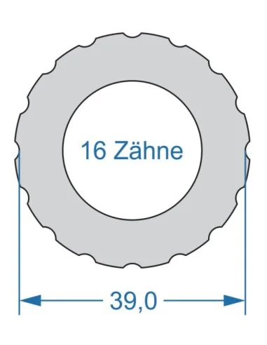 Power Tool Cyclus 2-zijdig T16 39.0 & T10 27.8