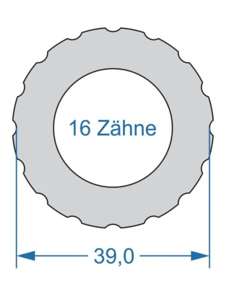 Power Tool Cyclus 2-zijdig T16 39.0 & T10 27.8