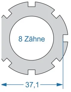 Power Tool Cyclus 2-zijdig T8 37.1 & T12 24.0 2