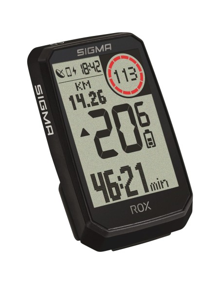 Fietscomputer Sigma Rox 4.0 Endurance - zwart