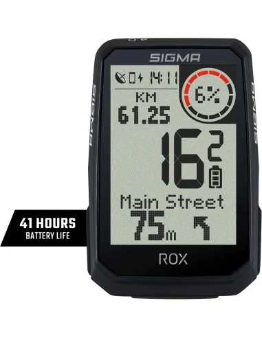 Fietscomputer Sigma Rox 4.0 Endurance - zwart
