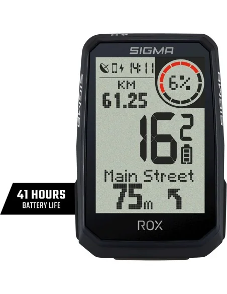 Fietscomputer Sigma Rox 4.0 Endurance - zwart