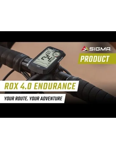Fietscomputer Sigma Rox 4.0 Endurance - zwart
