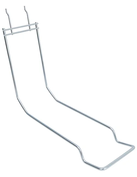 Haken voor tegostelling tbv Bobike Evolve mini zitje - chroom