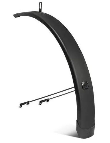 Spatbord voor Eurofender Tempo Square 28 inch 65mm - zwart