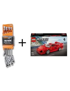 9-delige Beta Tool set omschakelbare ratelringsteeksleutels in houder, inclusief gratis Lego