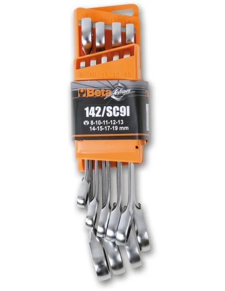 9-delige Beta Tool set omschakelbare ratelringsteeksleutels in houder, inclusief gratis Lego