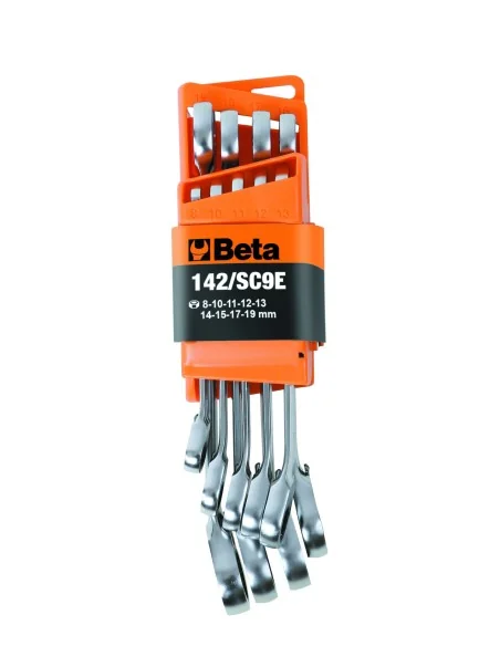 9-delige Beta Tool set omschakelbare ratelringsteeksleutels in houder, inclusief gratis Lego