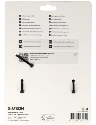 Ringslot Simson Universeel Connect ART 2