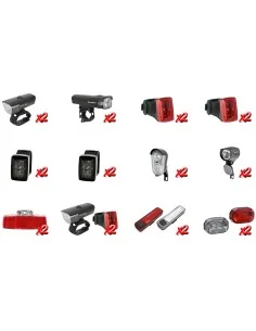 Introductiepakket SMART fietsverlichting (2x 12 items)