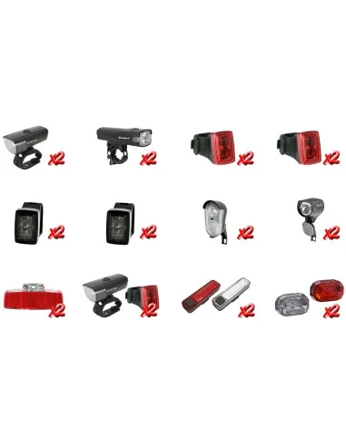 Introductiepakket SMART fietsverlichting (2x 12 items)