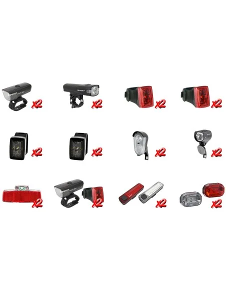 Introductiepakket SMART fietsverlichting (2x 12 items)