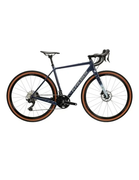 Gravelbike 28'' Kross Esker 8.0 - model 2025 - Navy Blue - Large (21")