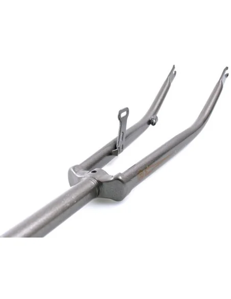 Voorvork 28" met 1" vorkbuis - trommelremnok en dynamohaak - grijs