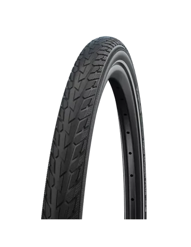 Buitenband Schwalbe Road Cruiser Plus PunctureGuard 28 x1.75" / 47-622 - zwart met reflectie