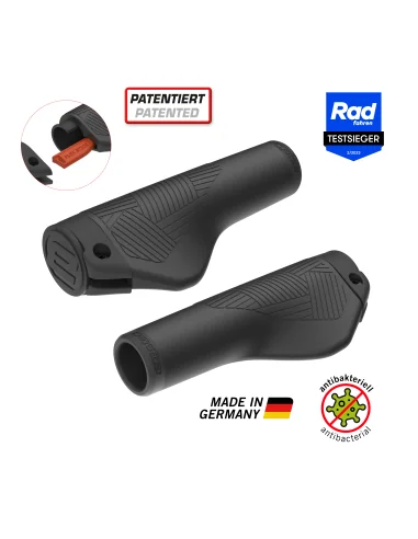 Handvatset Ergotec EG-Active Flex 135/135 mm - zwart
