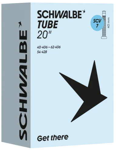 Binnenband Schwalbe SCV7 (20'') - 40/62-406 - 40mm ventiel