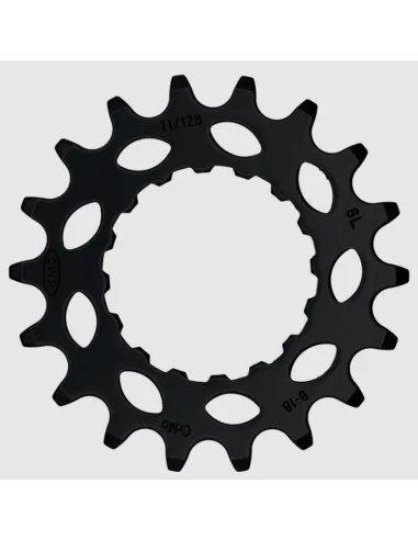 Tandwiel KMC Voor Bosch 18T CRO-MO Staal 11/128 inch - Zwart