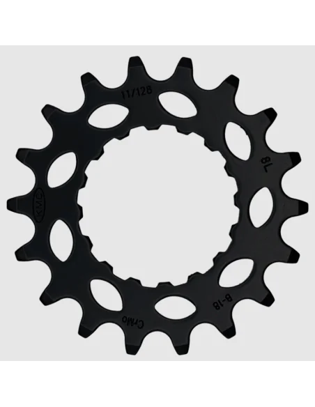 Tandwiel KMC Voor Bosch 18T CRO-MO Staal 11/128 inch - Zwart