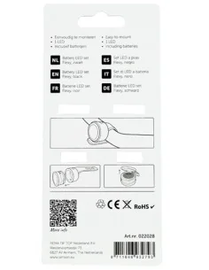 Verlichtingsset Simson 'Flexy' LED set - zwart 2