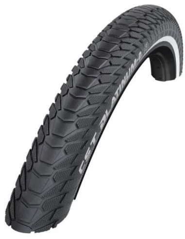 Buitenband CST Platinum E 28 x 1.75" / 47-622mm - zwart met reflectie