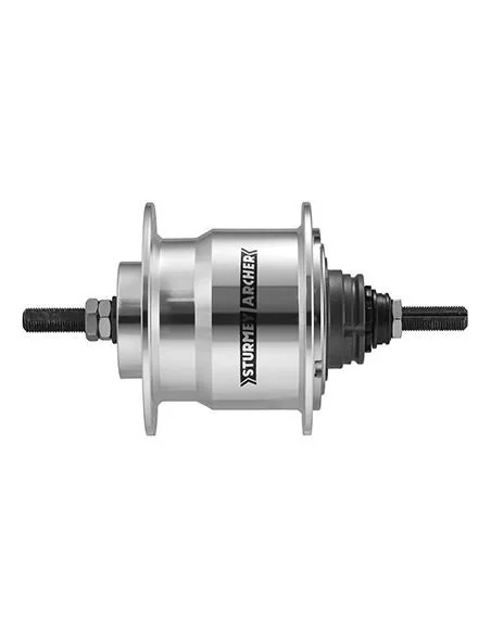 Versnellingsnaaf 4 speed Sturmey Archer X-RF4 36 gaats - 170 mm aslengte - zilver