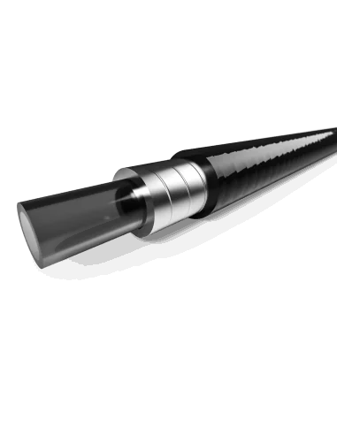 Rem buitenkabel Elvedes met teflon voering ø4,9mm / 10 meter (rol) - geel