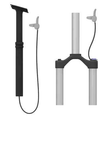 Kabelset Elvedes voor dropper zadelpen / remote lock-out (exclusief remote)
