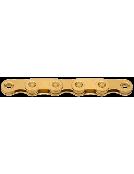 Ketting 12 speed KMC X Flat TiN Gold x 126L Waxed