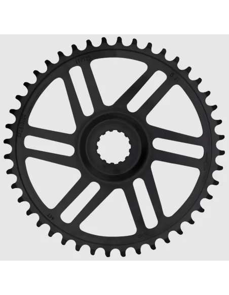 Kettingblad 44T KMC - geschikt voor Bosch generatie 3 - zwart