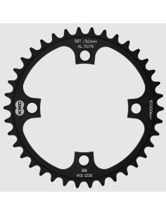 Kettingblad 38T KMC BCD 104 mm - 1/2" x 1/8" wide - zwart