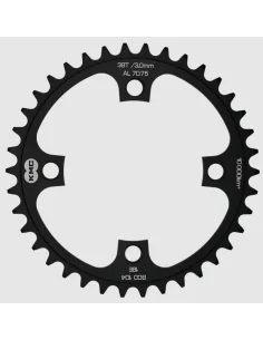 Kettingblad 38T KMC BCD 104 mm - 1/2" x 1/8" wide - zwart