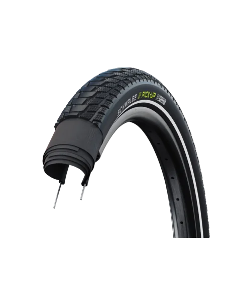 Buitenband Schwalbe Pick-Up Super Defense 27.5 x 2.60"/65.584 - zwart met reflectie