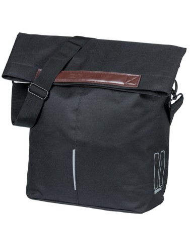 Fietsshopper Basil City MIK Hooks 14-16L 13 x 29 x 31 cm - zwart