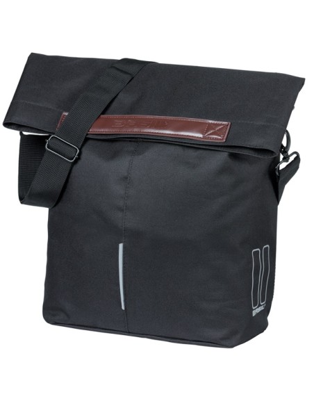 Fietsshopper Basil City MIK Hooks 14-16L 13 x 29 x 31 cm - zwart