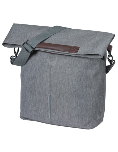 Fietsshopper Basil City MIK Hooks 14-16L 13 x 29 x 31 cm - grijs