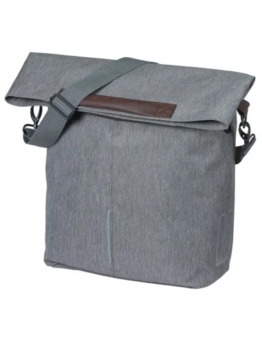 Fietsshopper Basil City MIK Hooks 14-16L 13 x 29 x 31 cm - grijs