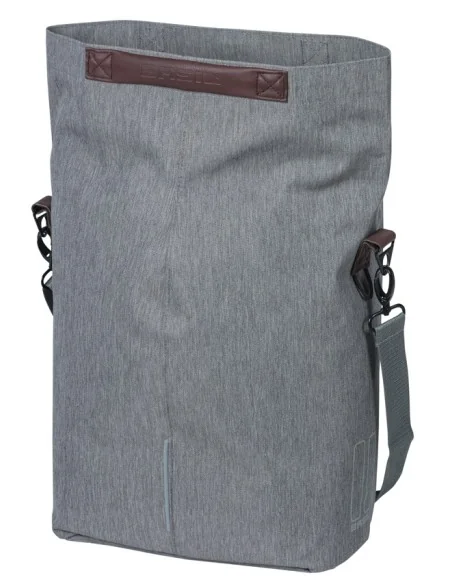 Fietsshopper Basil City MIK Hooks 14-16L 13 x 29 x 31 cm - grijs