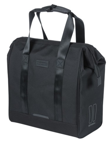 Fietsshopper Basil Grand MIK Hooks 23L 12 x 35 x 35 cm - zwart