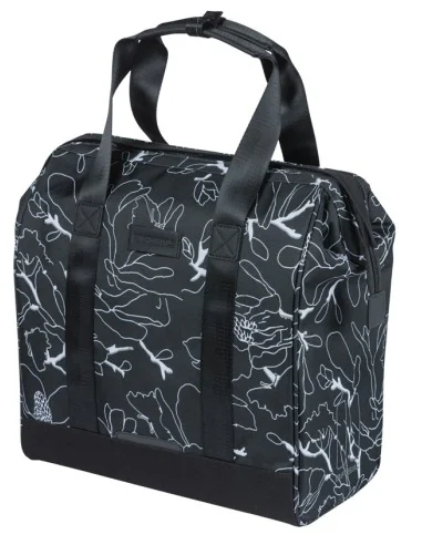 Fietsshopper Basil Grand Flower MIK 23L 12 x 35 x 35 cm - zwart