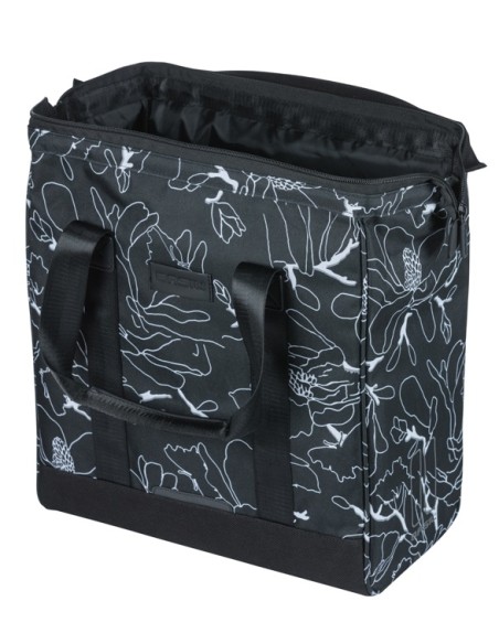 Fietsshopper Basil Grand Flower MIK 23L 12 x 35 x 35 cm - zwart