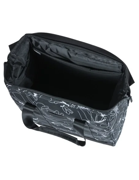 Fietsshopper Basil Grand Flower MIK 23L 12 x 35 x 35 cm - zwart