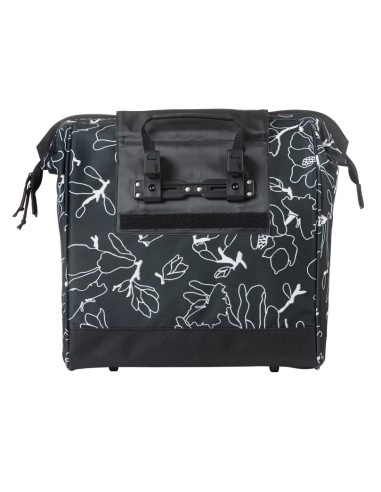 Fietsshopper Basil Grand Flower MIK 23L 12 x 35 x 35 cm - zwart