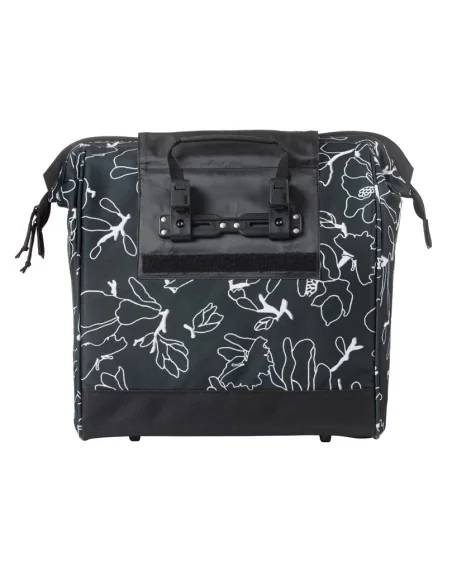 Fietsshopper Basil Grand Flower MIK 23L 12 x 35 x 35 cm - zwart