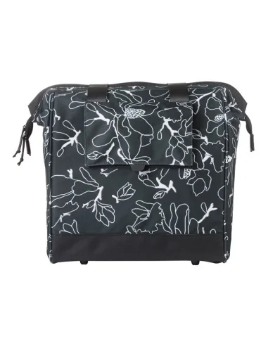 Fietsshopper Basil Grand Flower MIK 23L 12 x 35 x 35 cm - zwart