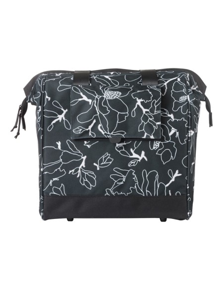 Fietsshopper Basil Grand Flower MIK 23L 12 x 35 x 35 cm - zwart